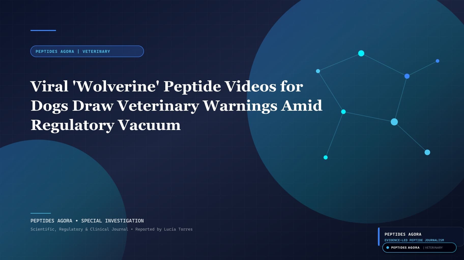 Viral 'Wolverine' Peptide Videos for Dogs Draw Veterinary Warnings Amid Regulatory Vacuum