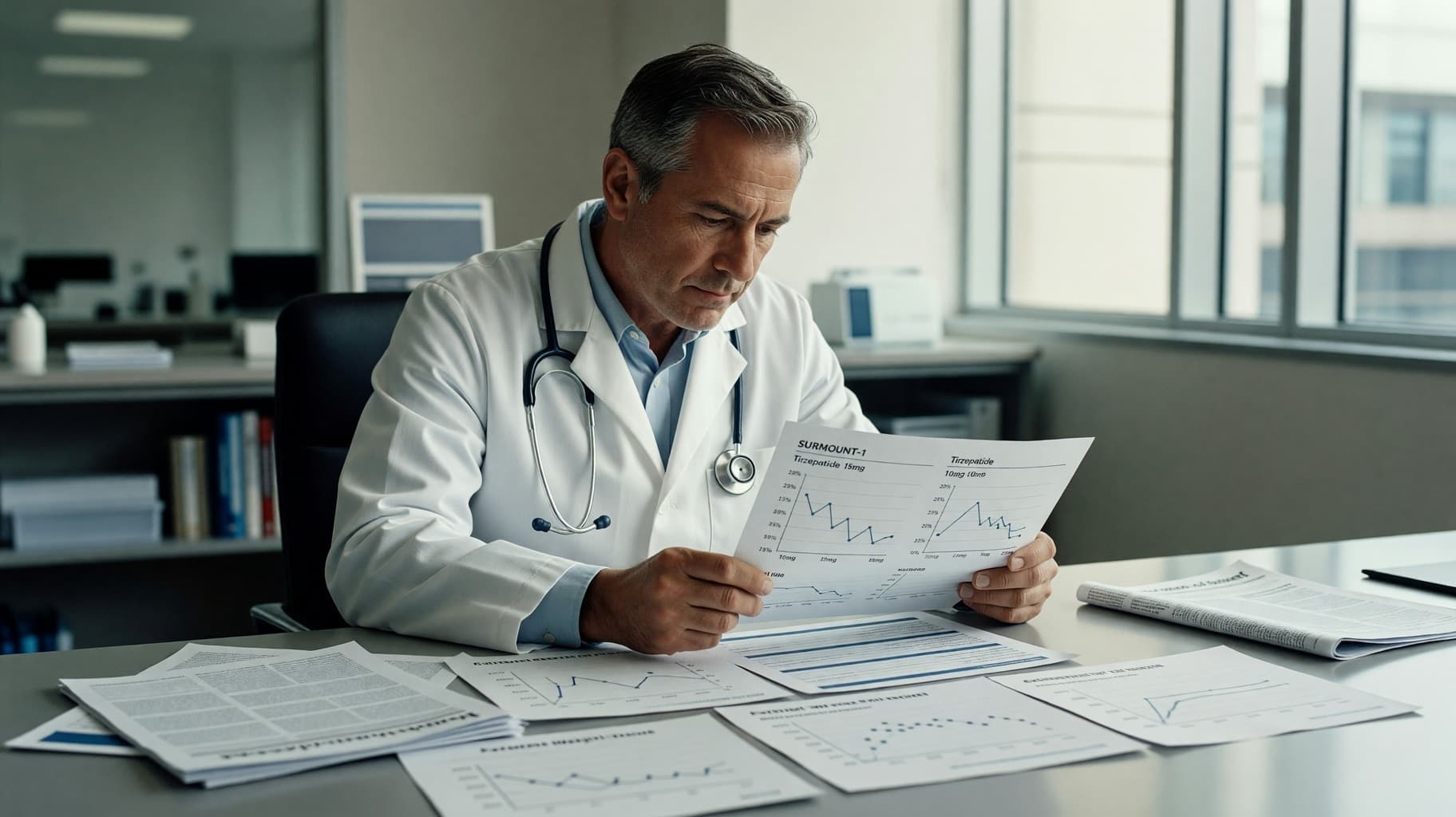 Tirzepatide Dual Agonism: SURMOUNT Efficacy Data and Pharmacological Mechanisms