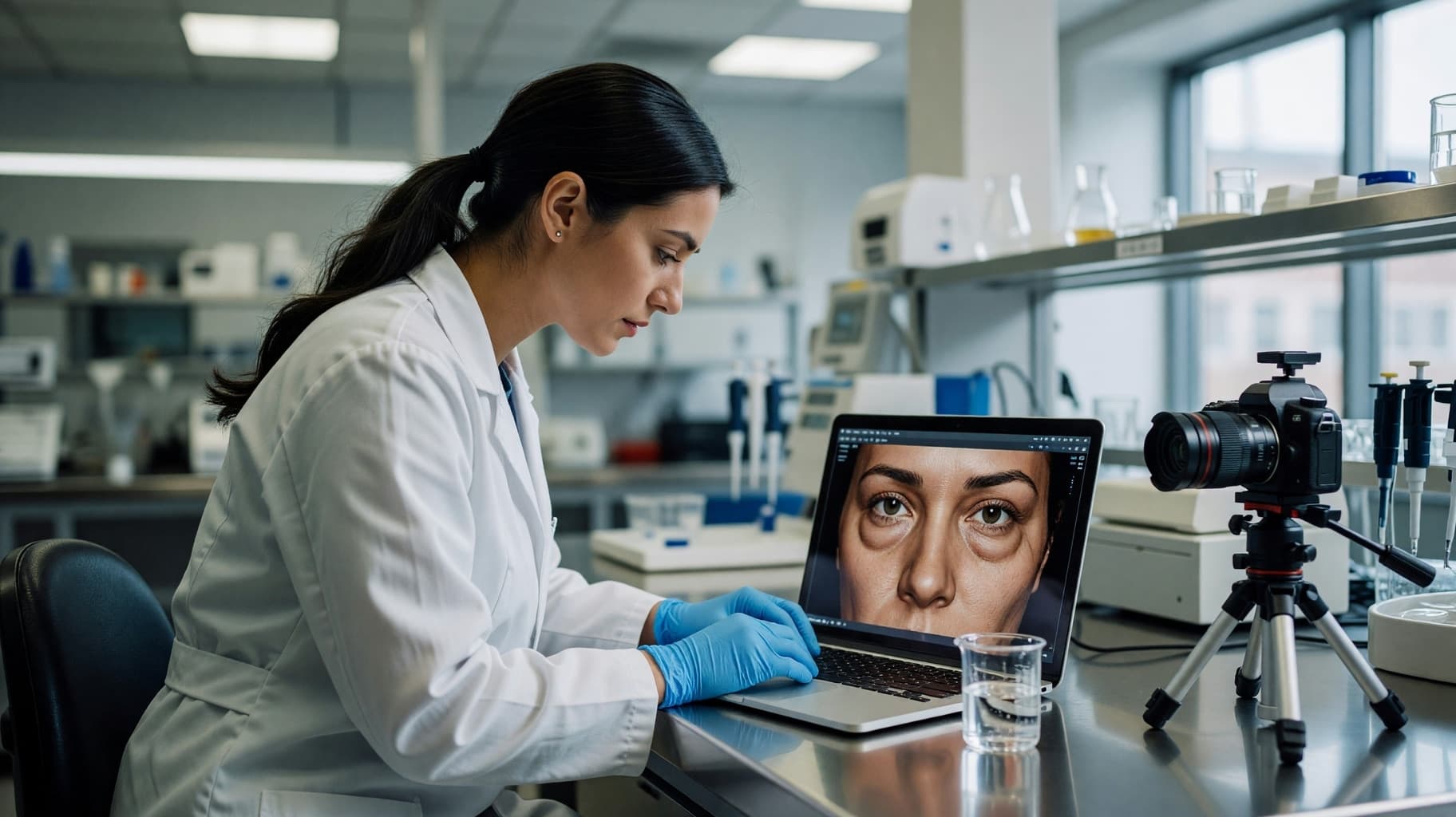 Dipeptide-2 Eye Contour Claims Rest on Proprietary Morphometry, Not Independent Assays