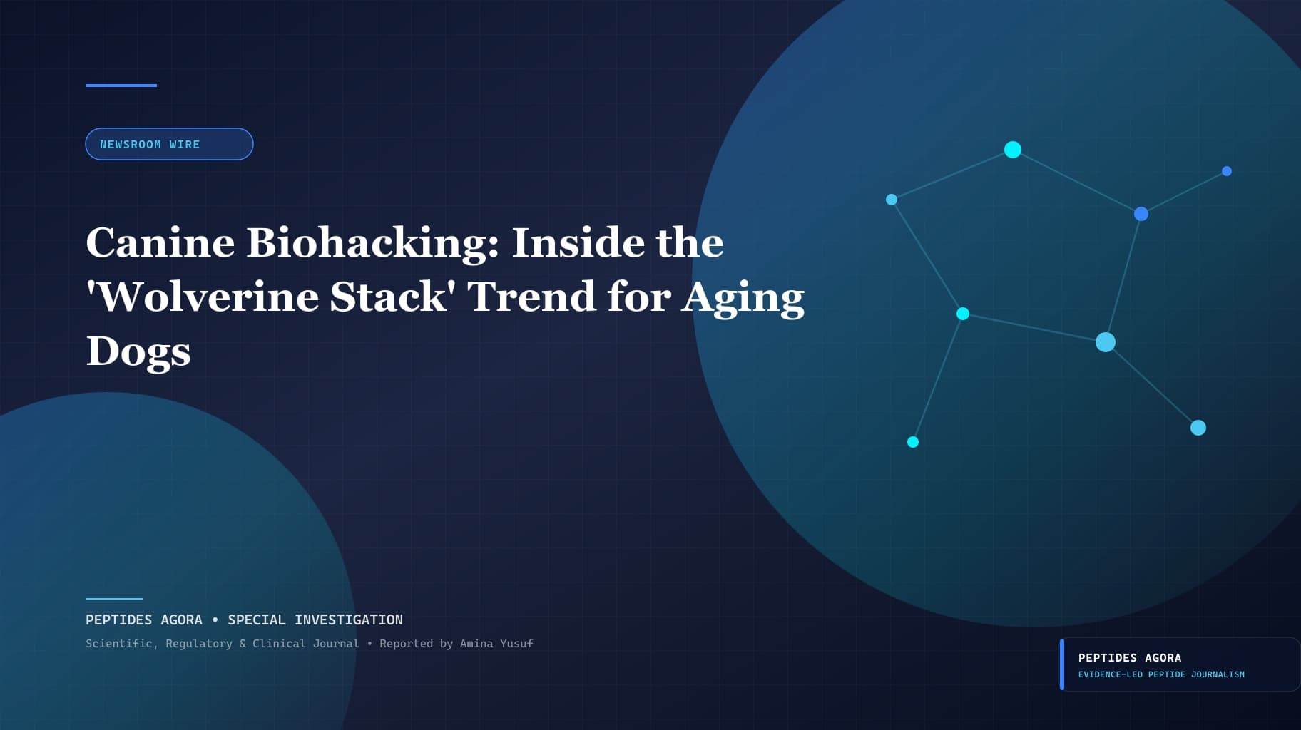 Canine Biohacking: Inside the 'Wolverine Stack' Trend for Aging Dogs