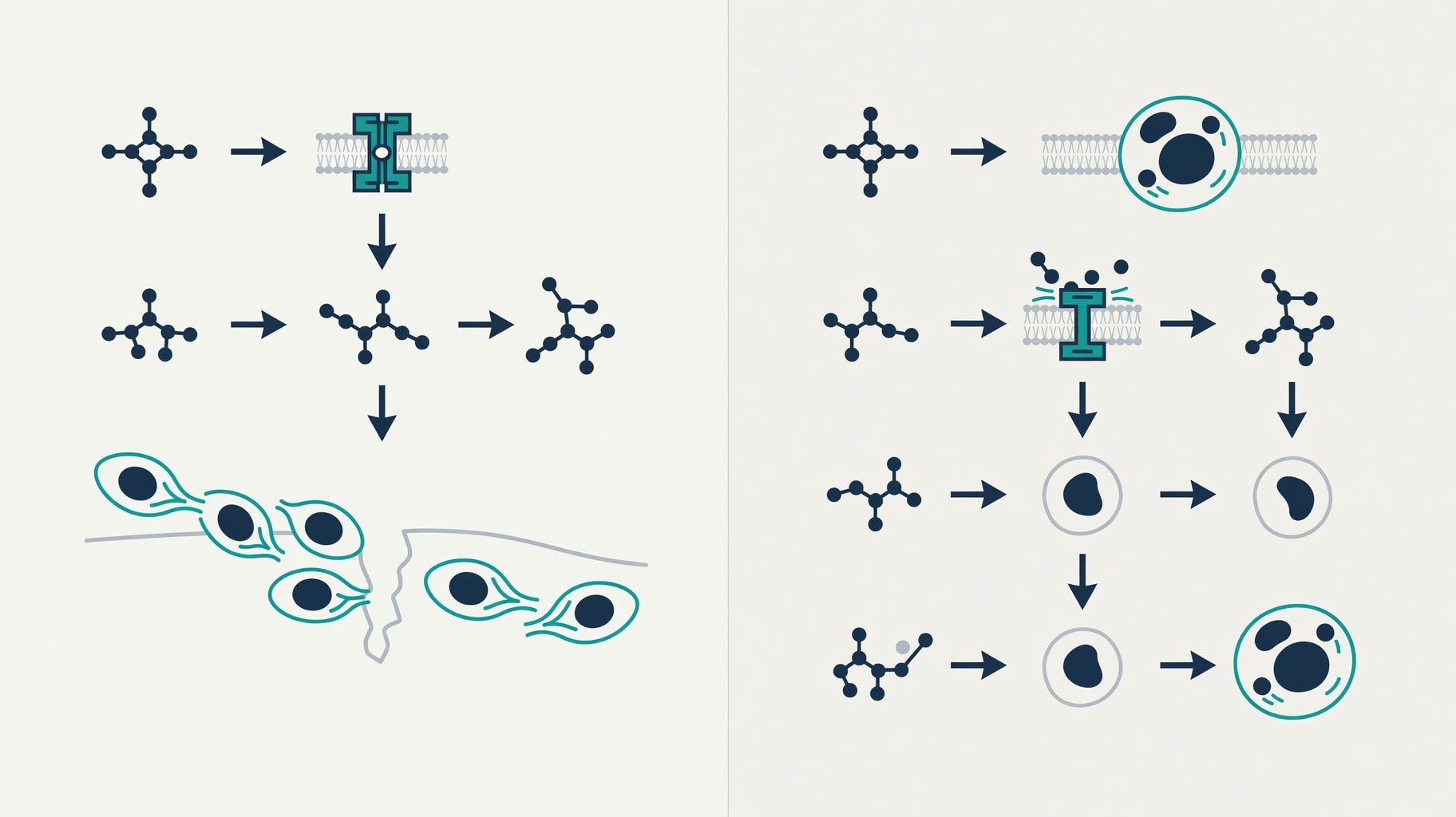 Scientific diagram and data graphic for Histatin Mechanisms in Oral Wound Closure and Candida Defense